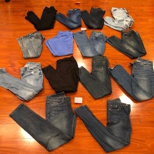 14 Pair Jean Bundle! Size range 6-9!